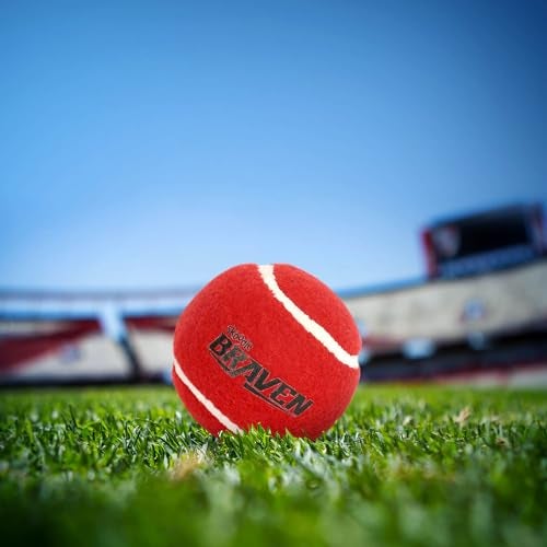 SKOODLE Braven TENNIS4CRICKET Tennis Ball for Cricket Tournament Hard & Tuf Ball |Street Match Cricket Ball Tennis for Lawn Cricket|Soft Tennis Balls|(Set of 4) - Image 2