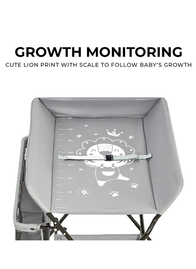 TEKNUM 4 - In - 1 Diaper Changing Table Organizer - Grey  - Image 5
