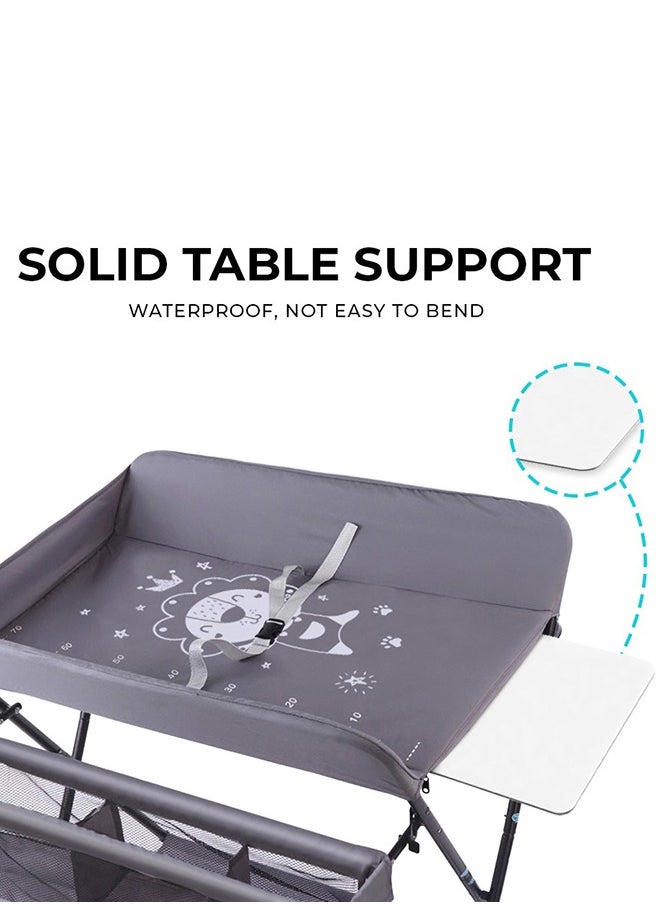 TEKNUM 4 - In - 1 Diaper Changing Table Organizer - Grey  - Image 4
