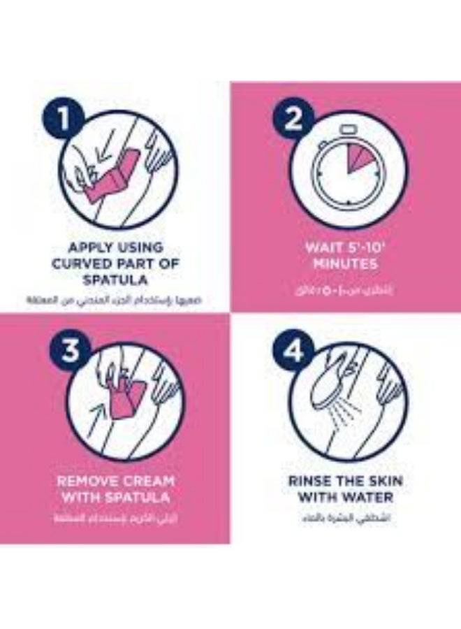 شرائح شمع فيت لإزالة الشعر للوجه والجسم للبشرة الحساسة + إزالة الشعر من فيت للبشرة الحساسة في منطقة البكيني والإبط - Image 4