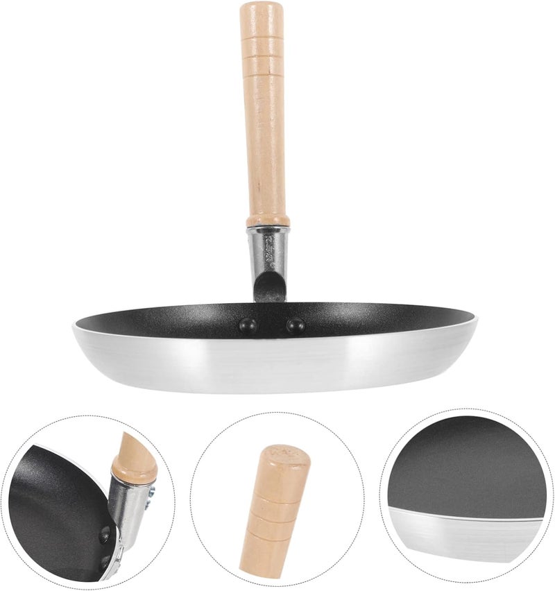 VOSAREA Mini Nonstick Egg Frying Pan Breakfast Skillet for Quick Cooking for Family Restaurant Use Heat Resistant Design Cooking Enthusiasts - Image 5