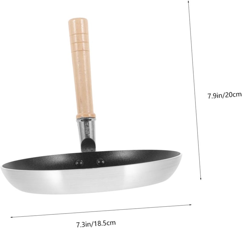 VOSAREA Mini Nonstick Egg Frying Pan Breakfast Skillet for Quick Cooking for Family Restaurant Use Heat Resistant Design Cooking Enthusiasts - Image 2