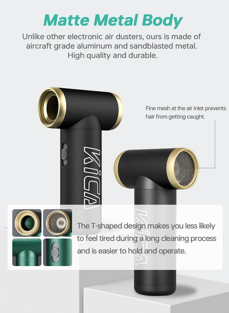 KiCA كيكا جيت فان منفاخ هواء كهربائي مضغوط ميني للرحلات والنزهات والتخييم وتجفيف الشعر وتنظيف الكمبيوتر - Image 5