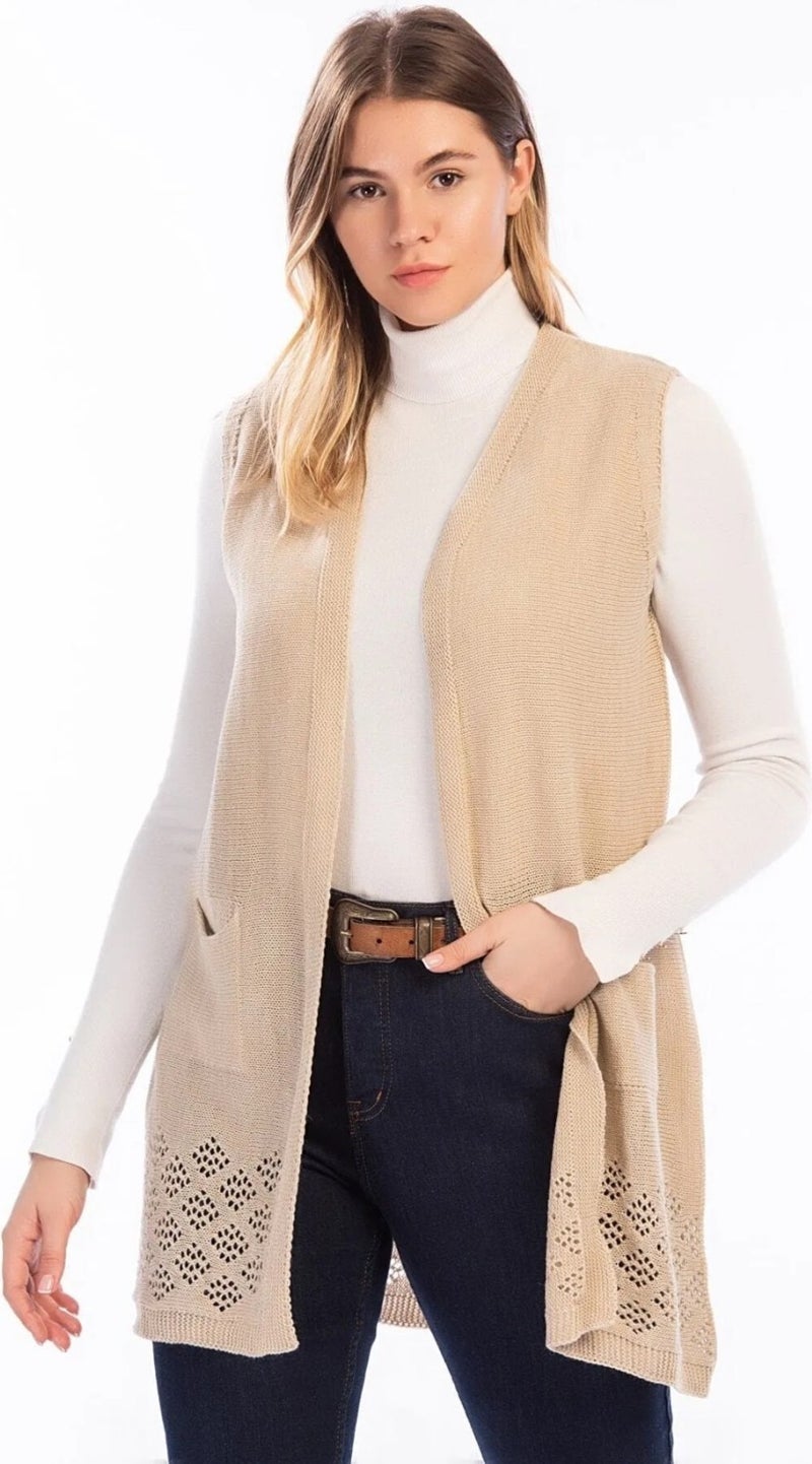 Işılda Fashion Women's Clothing Pocket Mother's Vest  - Image 1