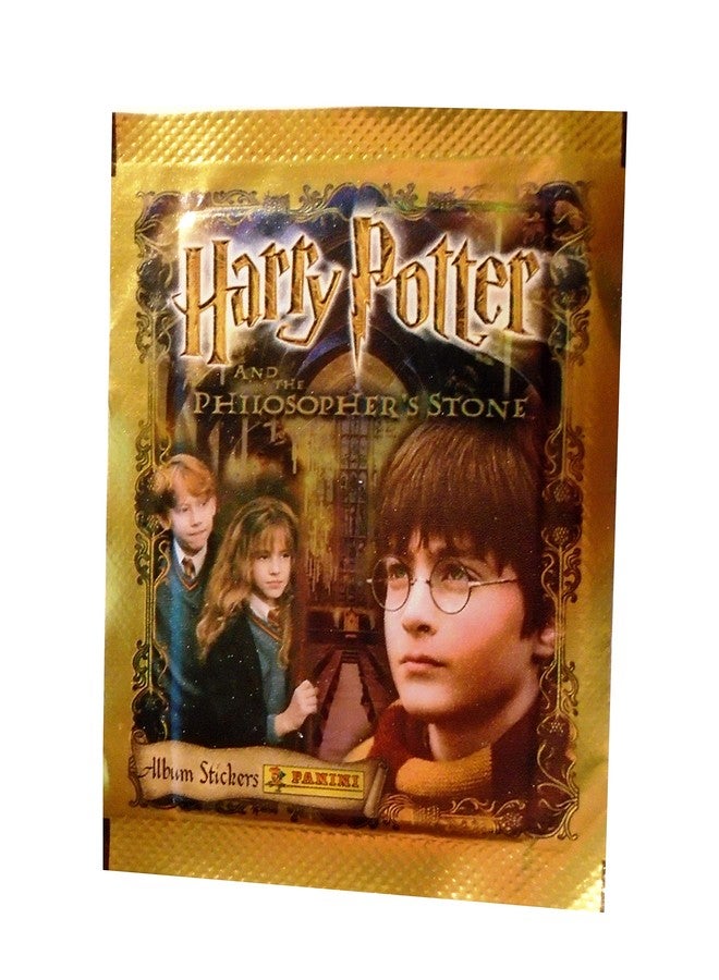 Harry Potter Panini Stickers Gold Pack - Philosopher's (Sorcerer's) Stone Illustrated 2001 - Image 2