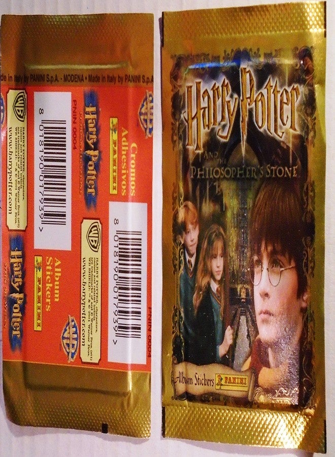 Harry Potter Panini Stickers Gold Pack - Philosopher's (Sorcerer's) Stone Illustrated 2001 - Image 3