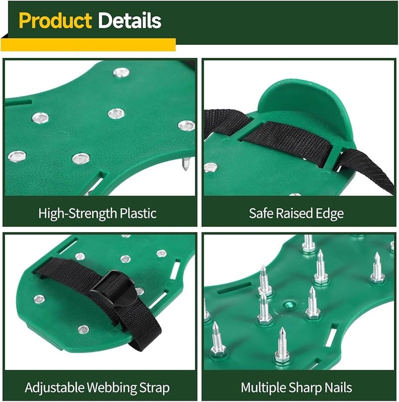 9 Inch Self Leveling Concrete Roller And Shoes Kit For Epoxy Flooring Bubble Remover - Image 3