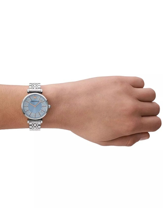 EMPORIO ARMANI Women Emporio Armani Women's Two-Hand Stainless Steel Watch - Image 4