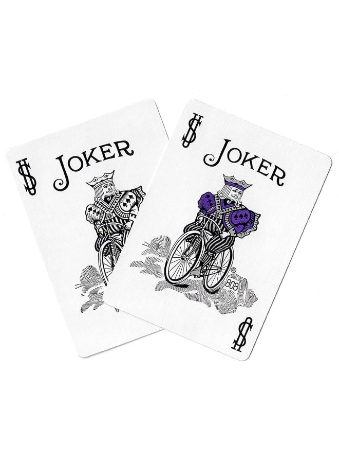Bicycle Purple Rider Back Playing Card Deck Poker Size - Image 4