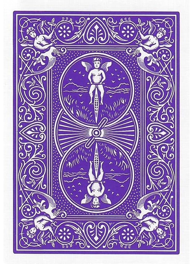 Bicycle Purple Rider Back Playing Card Deck Poker Size - Image 2