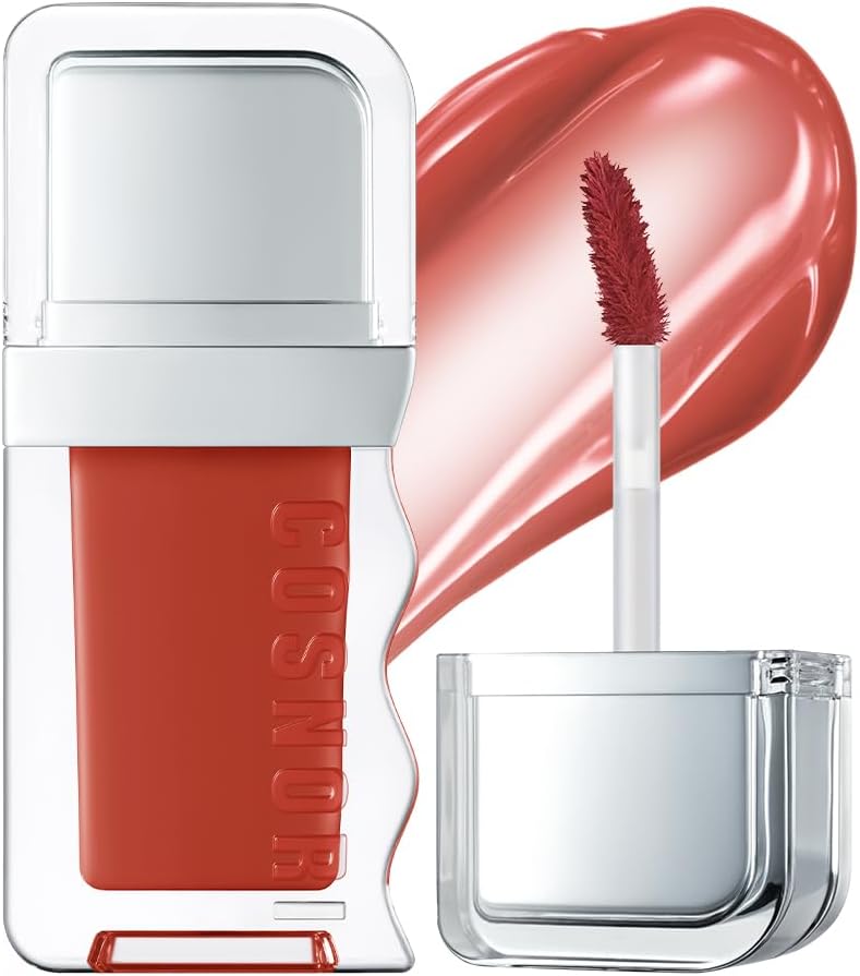 COSNORI Flow Wave Lip Tint Vegan Glassy Lip Gloss Lightweight Longlasting Plantderived Oil Moisturizer KBeauty 07 KIND
