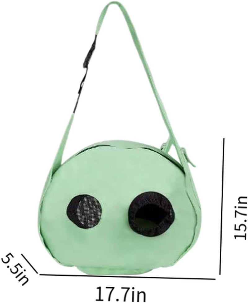 Portable Cat Travel Carrier for Pets with Capacity of 22 Pounds, Green - Image 2