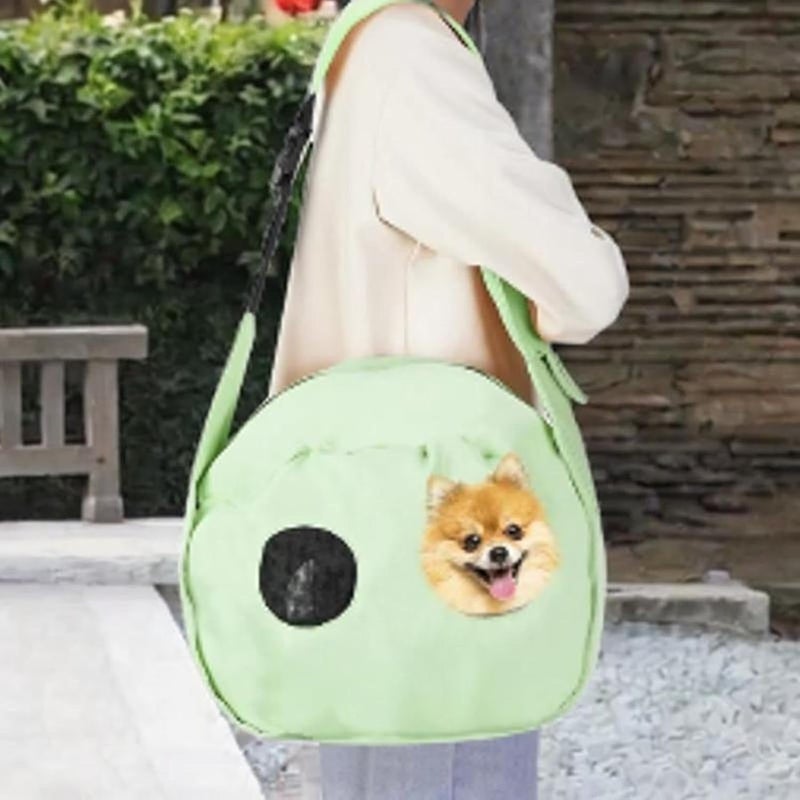 Portable Cat Travel Carrier for Pets with Capacity of 22 Pounds, Green - Image 5