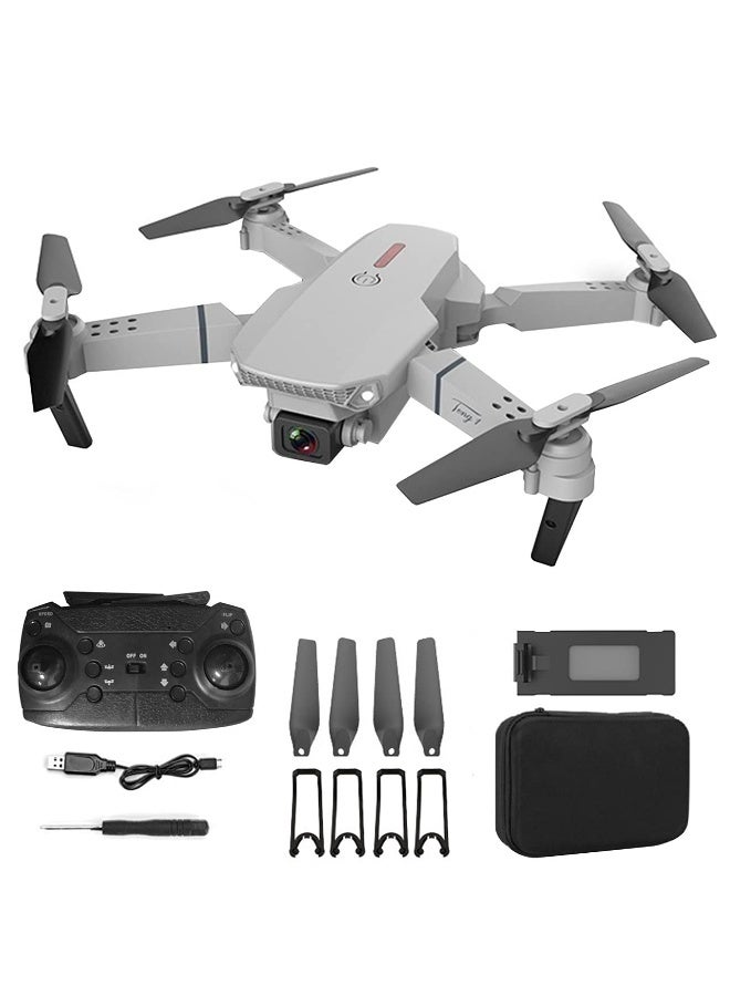 طائرة بدون طيار E88 Pro بدقة 4K وكاميرا عالية الدقة 2.4 جيجاهرتز و6 محاور وتحكم بالارتفاع - Image 1