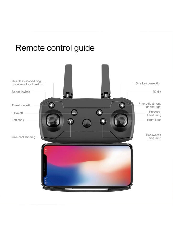 طائرة بدون طيار E88 Pro بدقة 4K وكاميرا عالية الدقة 2.4 جيجاهرتز و6 محاور وتحكم بالارتفاع - Image 4