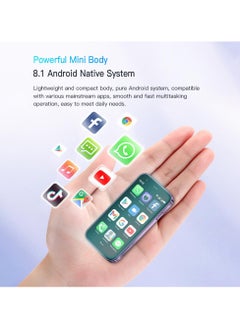 SOYES XS15 3G Mini Smartphone, 3.0 Inch WiFi GPS Quad-Core Android 8.1, Slim Body HD Camera, Dual SIM, 2GB RAM 16GB ROM, Compatible with Google Play, Compact Palm-Sized Mobile Phone  - Image 5
