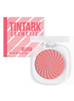 Tintark Cheeky Blush Compact for Face Cheeks Talc Free Blusher Palette Matte Powder Makeup Natural Healthy Mauve Pink Magenta Peach Red Vegan Cruelty Free 