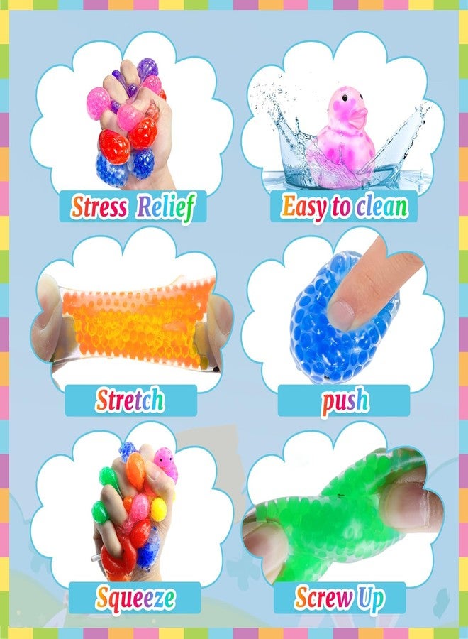 AMENON Easter Basket Stuffers 24 Pack Prefilled Easter Eggs with Stress Balls, 12 Styles Animals Fidget Toys Stress Relief Squeeze Squishies Toys for Kids Toddlers Easter Egg Fillers Hunt Party Favors Gifts - Image 3