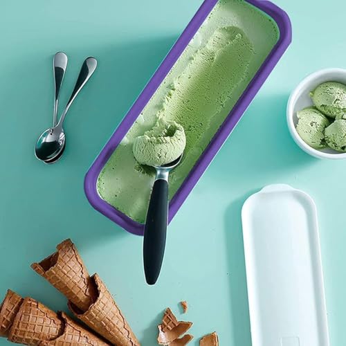 PERMAFROST Ice Cream Storage Box Container with Lid Food Storage Container - Freezer Container - Double Insulated Ice Cream Box (Purple) - Image 5