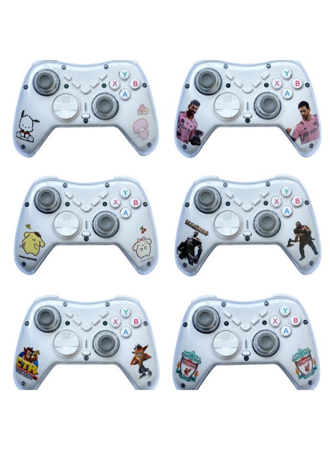 X6 Wireless Bluetooth Game Handle Arcade Direct Connection System IOS Chicken Game Mobile Phone Android-Product Color:Purple With Packaging And Bracket - Image 4