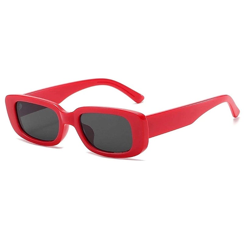 Dervin UV Protected Rectanglular Retro Driving Narrow Square Frame Sunglasses for Women - Image 3