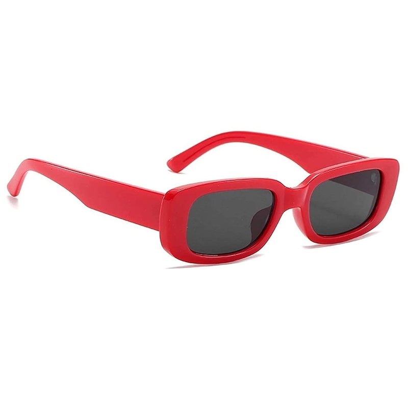 Dervin UV Protected Rectanglular Retro Driving Narrow Square Frame Sunglasses for Women - Image 1