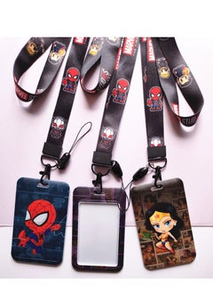RATSAW ID Badge Holder with Lanyard Spider Man Fashionable Card Holders Lanyards Name Tag Vertical Protector  - Image 5