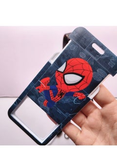 RATSAW ID Badge Holder with Lanyard Spider Man Fashionable Card Holders Lanyards Name Tag Vertical Protector  - Image 3