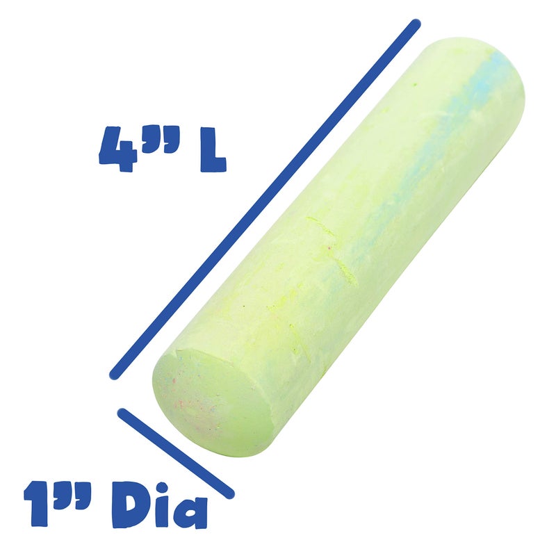 READY 2 LEARN Jumbo Sidewalk Chalk | Set of 20 | 9 Colors | Washable and Non-Toxic | Bulk Set of Chalk for Kids - Image 5