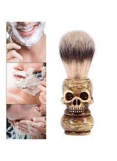 ZJchao Skull Head Shaped Handle Beard Shaving Brush Designed For Your Best Wet Shave Hand Crafted With Resin Men  - Image 3