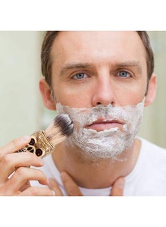 ZJchao Skull Head Shaped Handle Beard Shaving Brush Designed For Your Best Wet Shave Hand Crafted With Resin Men  - Image 5