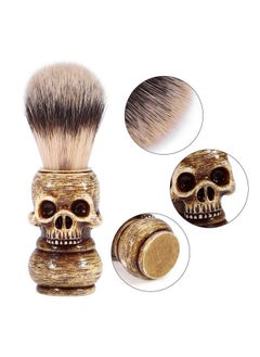 ZJchao Skull Head Shaped Handle Beard Shaving Brush Designed For Your Best Wet Shave Hand Crafted With Resin Men  - Image 4