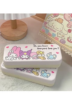 ماركة غير محددة Cartoon Pattern Sanrio Glasses Case  - Image 1
