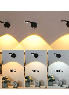 Milatech Motion Sensor Picture Light LED Cat-Eye Bulb Wall Sconce 360° Rotation Rechargeable for Hallway Wall Stair Kids Room  - Image 4
