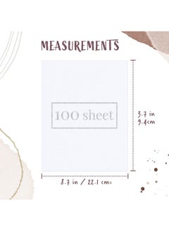 MATICAN Vellum Paper 100Sheet Transparent Paper 8.5 X 11 Inches 93 Gsm Translucent Clear Paper For Sketching Tracing Printing Scrapbooking  - Image 4
