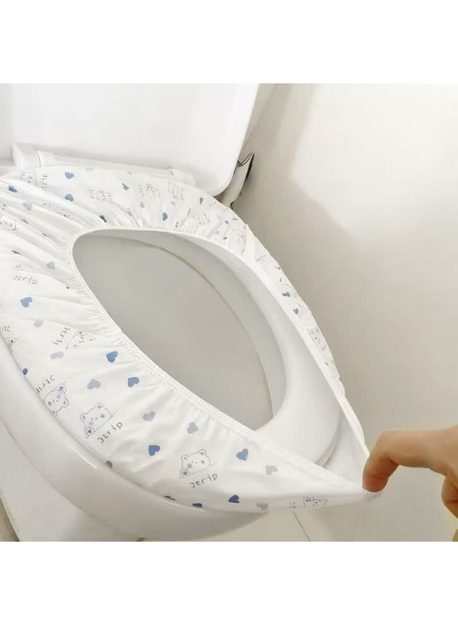 Jtrip Jiebanlv Disposable Extra Large Thickened Toilet Seat Covers Set Of 10 For Travel And Hotel Use - Image 4