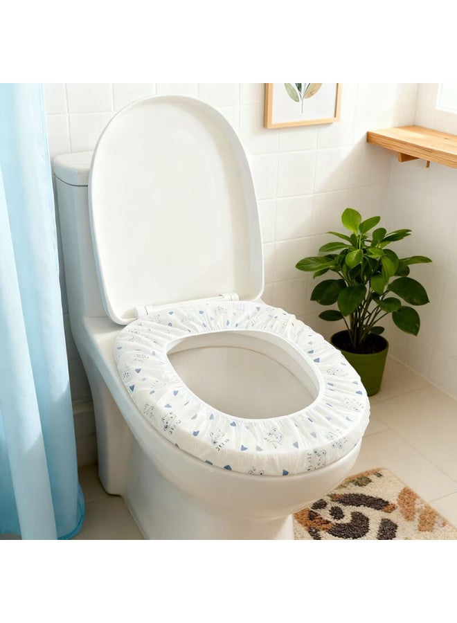 Jtrip Jiebanlv Disposable Extra Large Thickened Toilet Seat Covers Set Of 10 For Travel And Hotel Use - Image 3