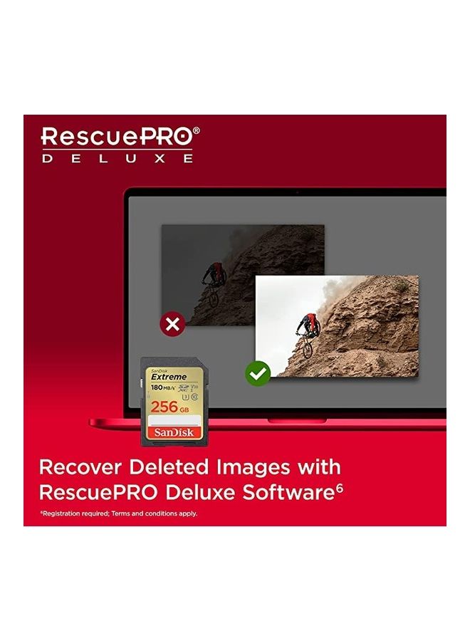 sandisk Extreme SD UHS I Card for 4K Video for DSLR and Mirrorless Cameras 180MB/s Read & 130MB/s Write - Image 4