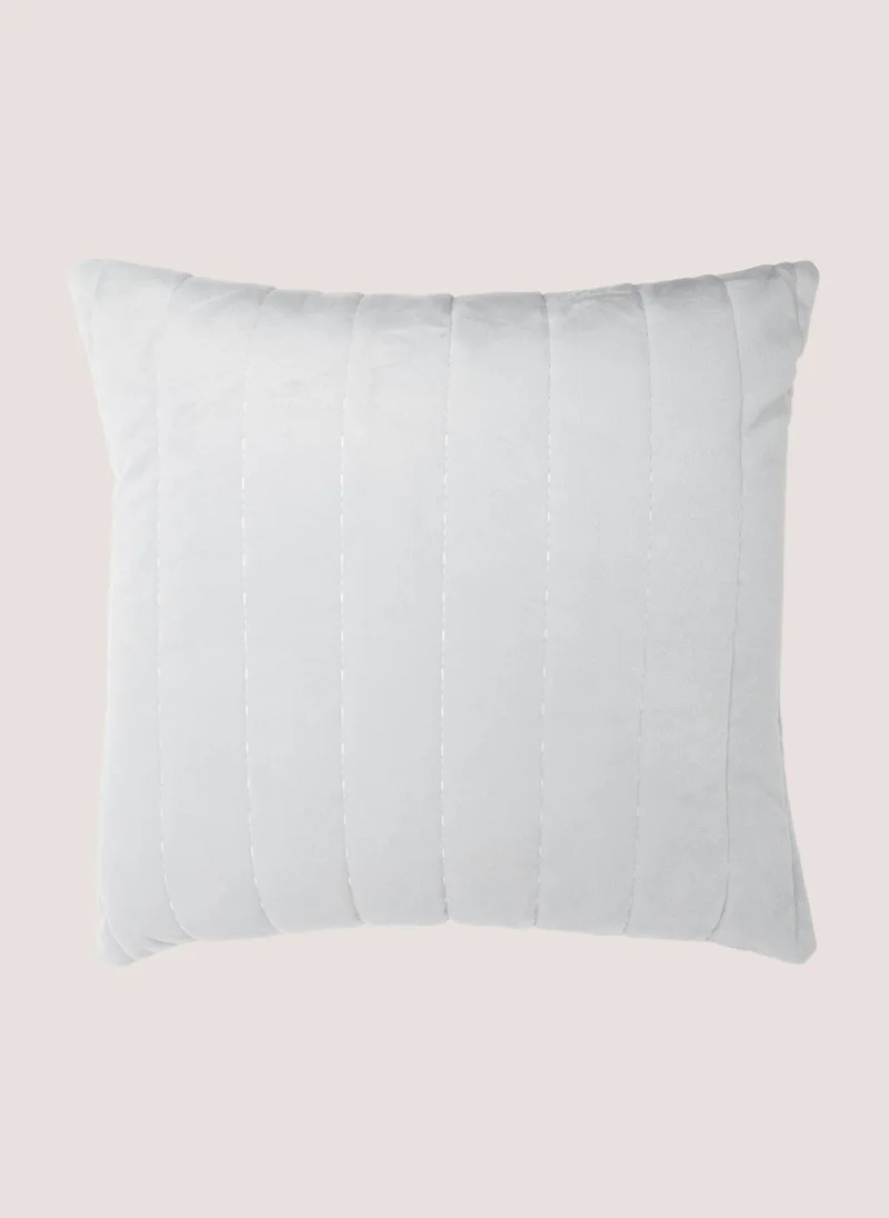 ماتلان Grey Stabstitch Velvet Cushion