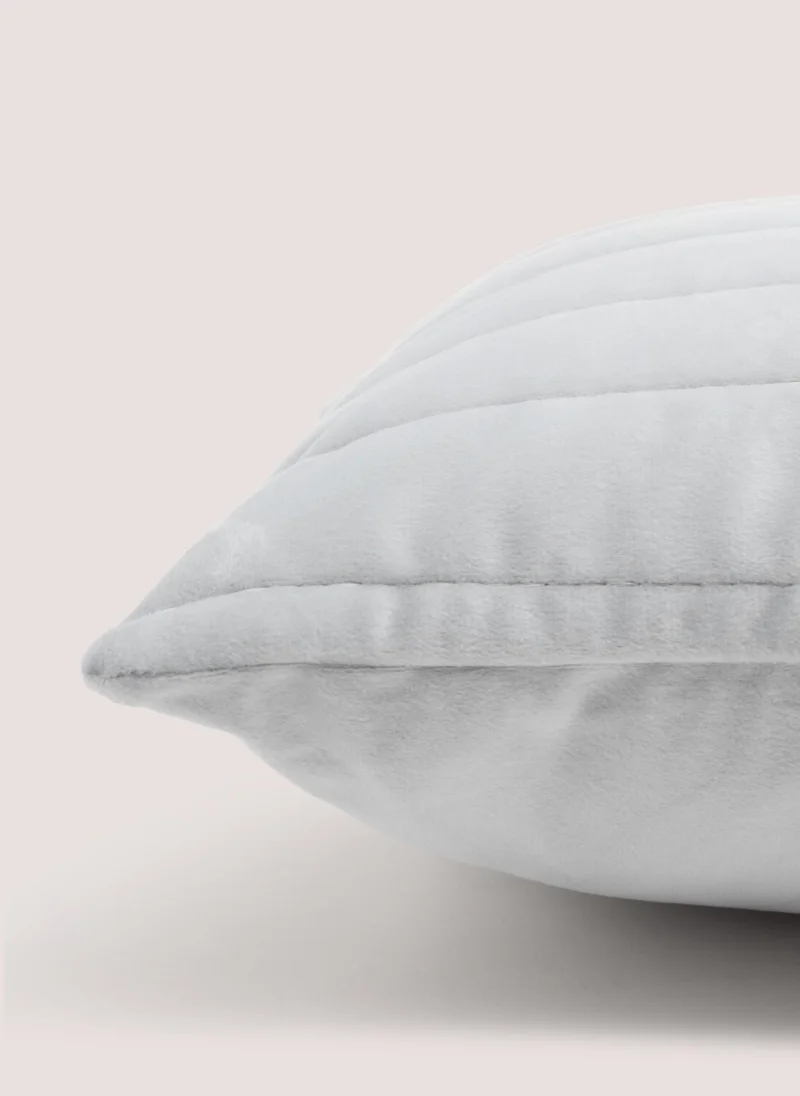 ماتلان Grey Stabstitch Velvet Cushion