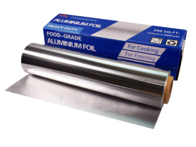 Heavy Duty Aluminum Foil Food Grade Aluminum Foil Roll 12 Inches X 300 Feet  300 Square Feet 085mil Thickness