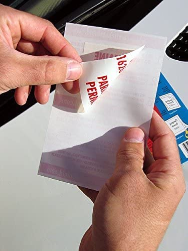 STICKER SHIELD - Windshield Sticker Applicator for Easy Application, Removal and Re-Application from Car to Car - 4 inch x 6 inch Sheets (Pack of 2 Sheets) - Image 4