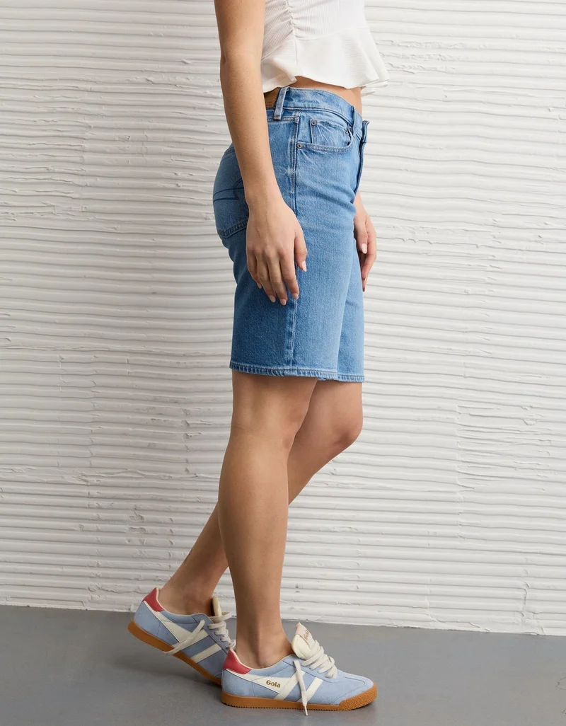 American Eagle  AE Stretch High-Waisted 11" Jort for Women | Best Price UAE
