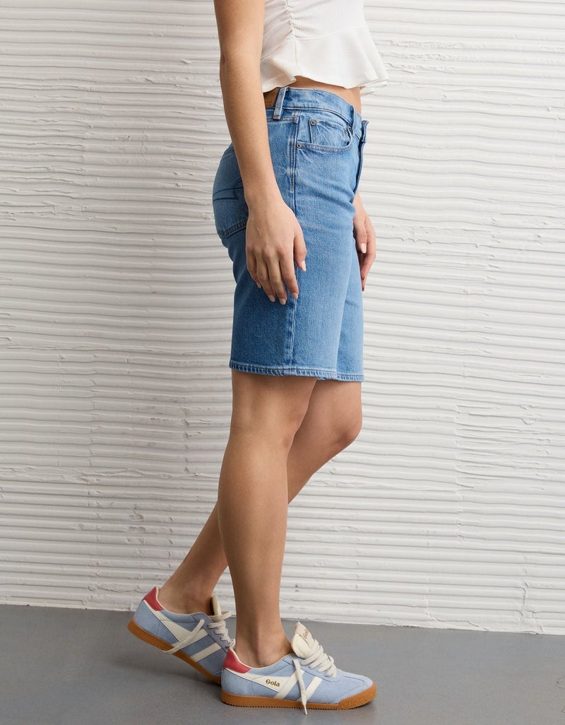 American Eagle AE Stretch High-Waisted 11" Jort - Image 3