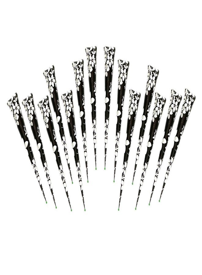 Decent hena 14 Pack 100% Natural Ready to Use Henna Hair Color and Dye Cones Reddish Brown Color - Image 1