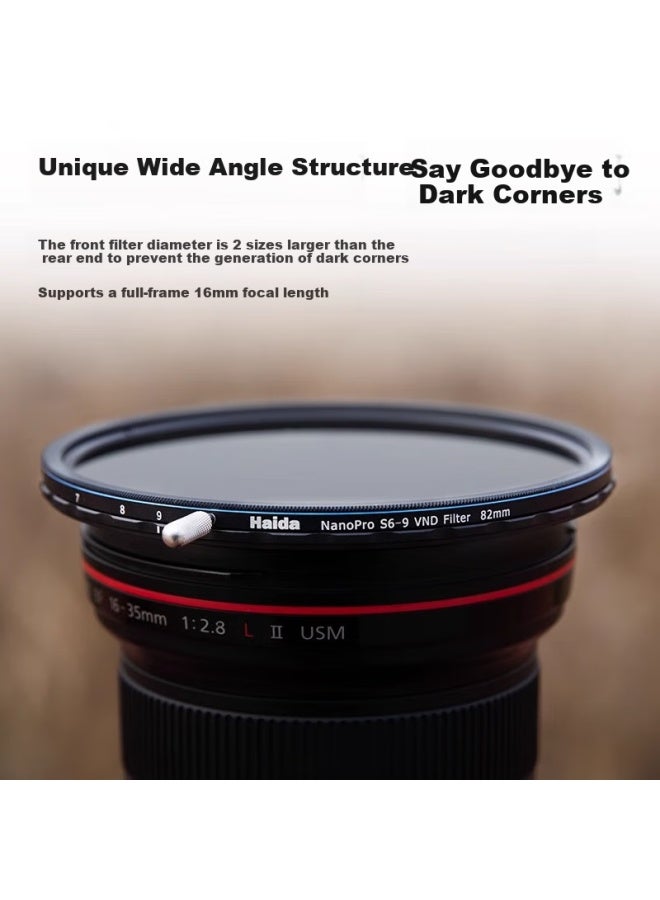 Haida Nanopro Series S1-5 Stop 77Mm Variable Nd Filter With True Color For Canon Nikon Sony Fuji And Other Camera Lenses - Image 3