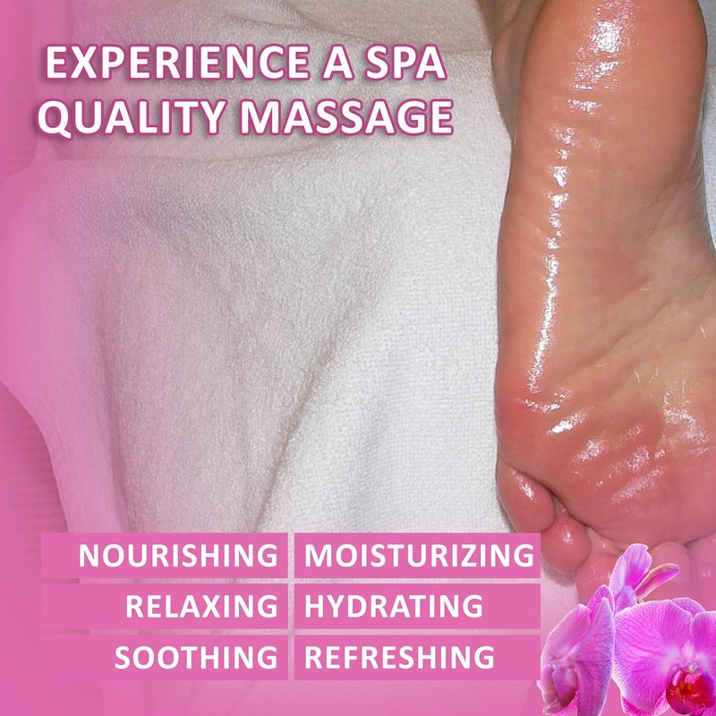 ECOLYTE+ La Parisienne Professional Body Massage Oil with Orchid - 500 ml - Image 5