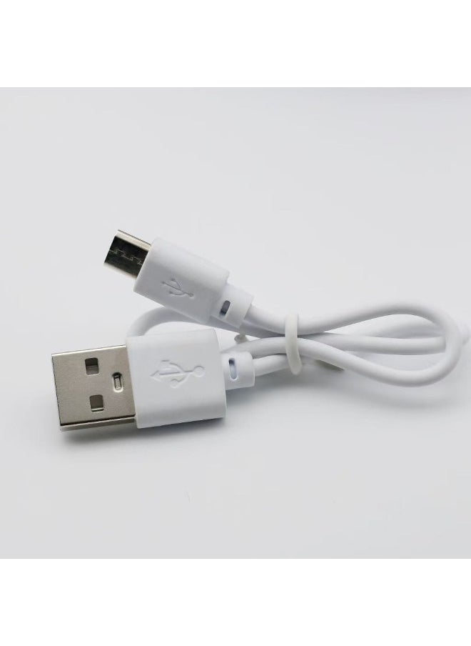 ماركة غير محددة كابل الماكينة V8 مناسب لأجهزة Android Typec Huawei Apple كابل بيانات USB قصير الخط سماعات رأس مروحة صوت كابل شحن - اللون: أبيض - الطول: 0.3 متر أندرويد  - Image 5