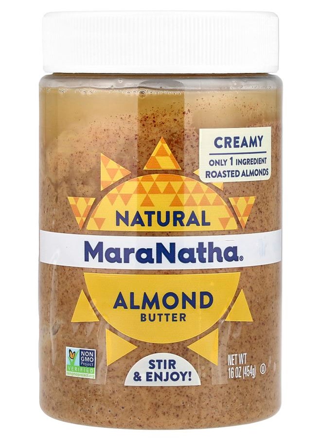 MaraNatha - Almond Butter Creamy 16 oz (454 g) - Image 1