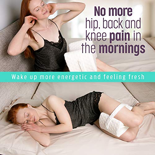 Aeris Soft Knee Pillow for Hip Alignment – 100% Memory Foam - Image 4